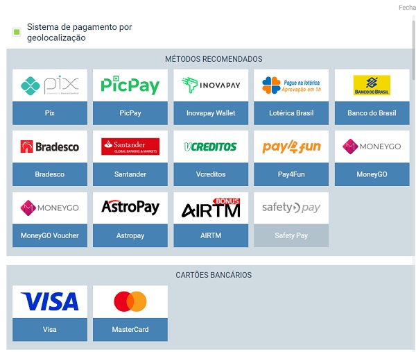 fazer um depósito na 1xBet