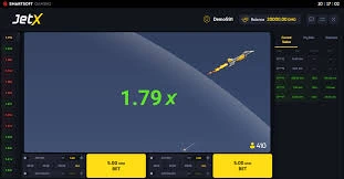 Interface do jogo Pepeta JetX e controles do multiplicador